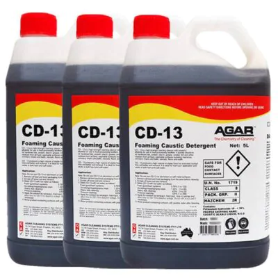Agar CD-13 Foaming Caustic Detergent - 3 X 5Lt