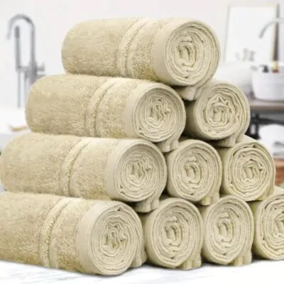 Facial Towels 500GSM 10 Pack 30X30cm Taupe