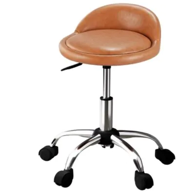 Camelia Spa Stool tan salon stool for beauty spa and clinic treatment rooms