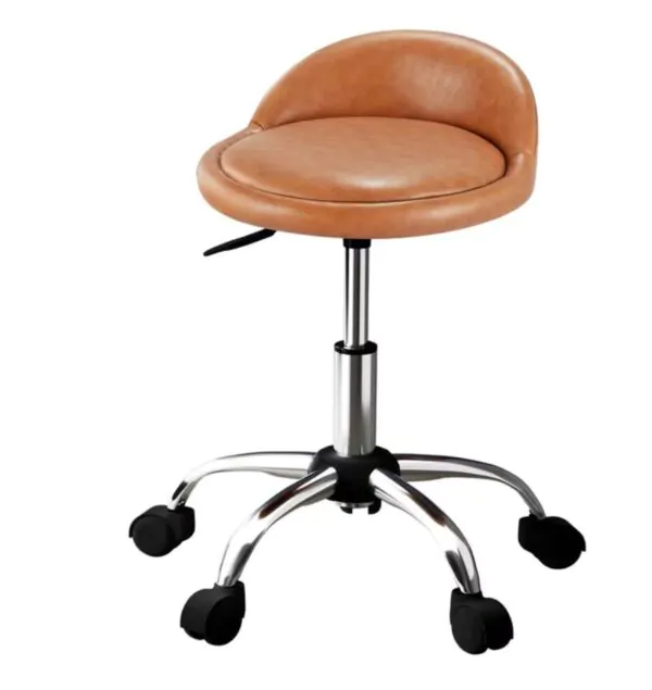 Camelia Spa Stool tan salon stool for beauty spa and clinic treatment rooms