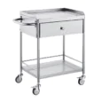 Stainless Steel Service Trolley clinical trolley with 100kg load capacity for salon and clinic use