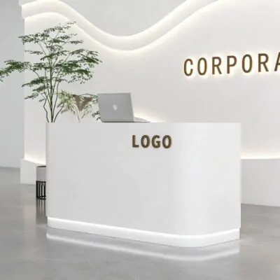 Elysian Curve Counter – Reception Desk