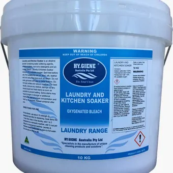 Oxygen Bleach Hy.Giene Laundry and Kitchen Soaker 10kg for commercial cleaning and stain removal