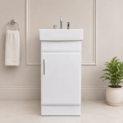Portable basin with heater