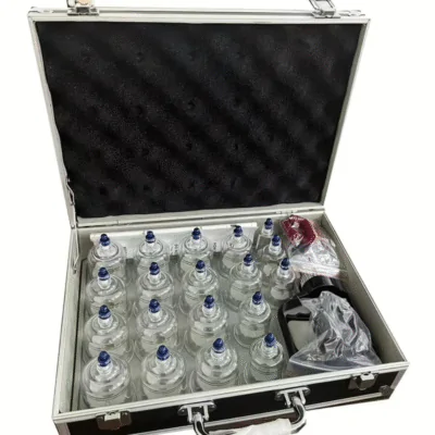 Professional cupping kit cup sizes from 30 mm to 62 mm