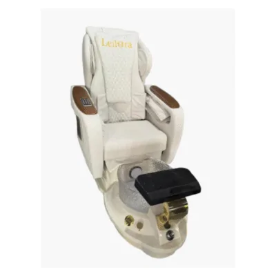 Lellora Opulence massage pedicure chair with foot spa basin
