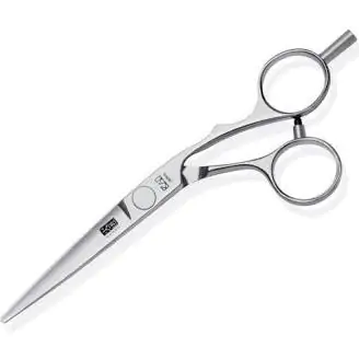 Kasho Silver Black scissors offset hair cutting scissors