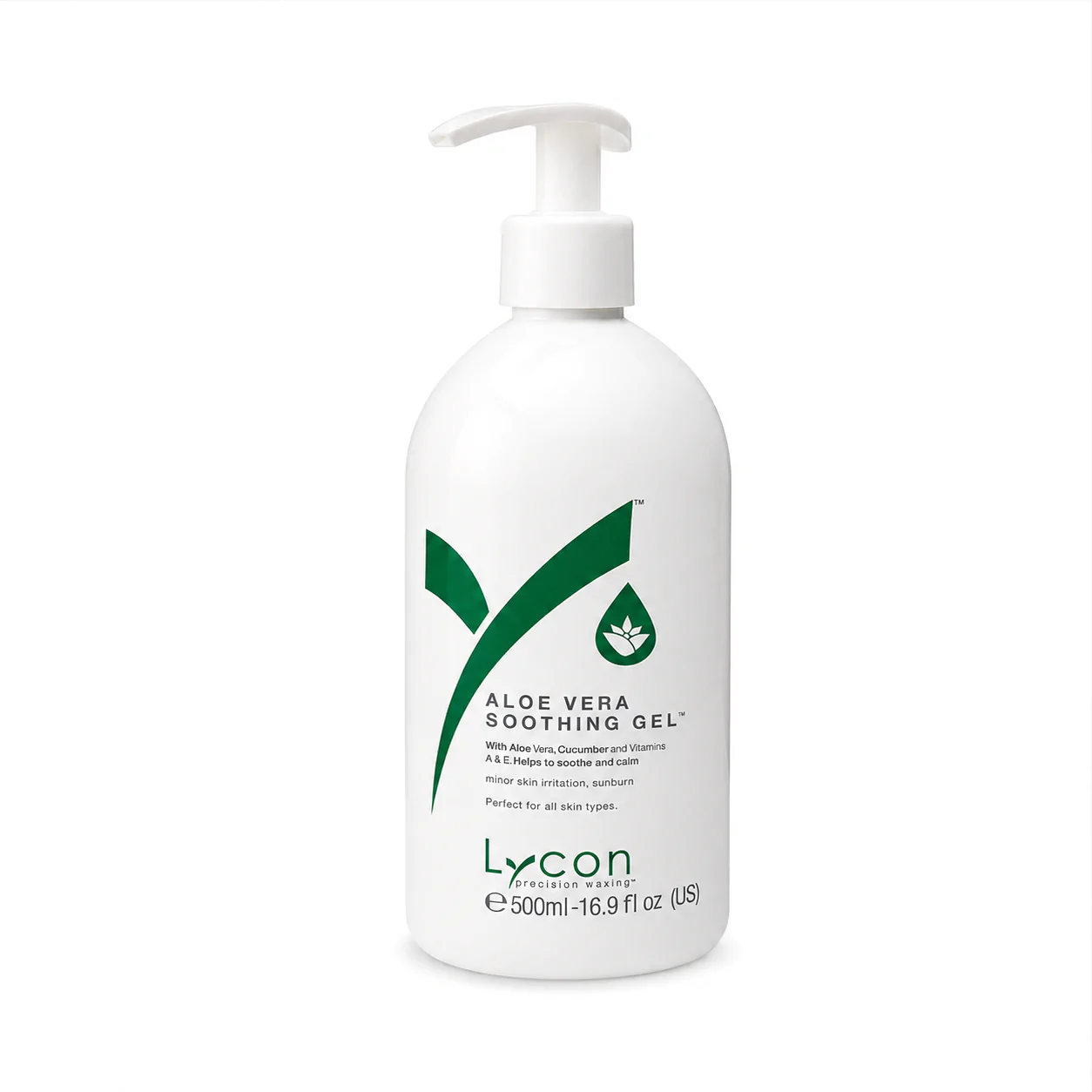 Lycon Aloe Vera Gel 500ml soothing pump bottle